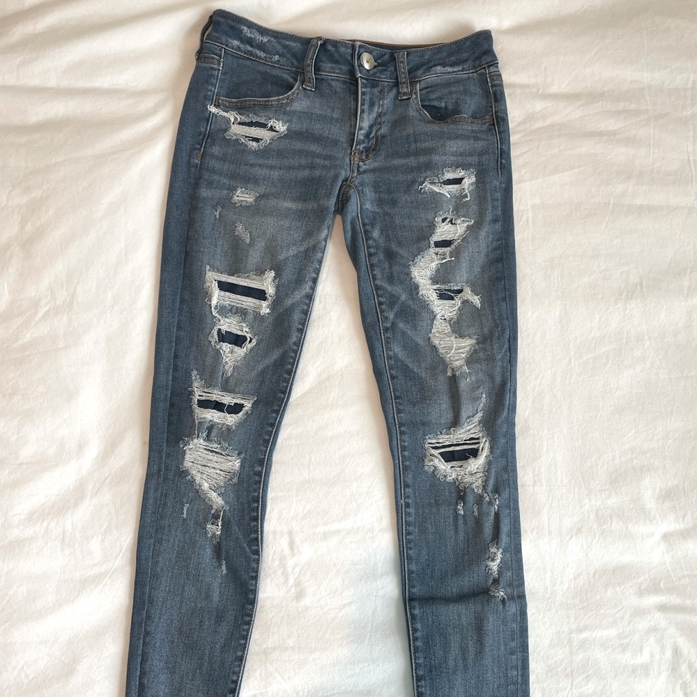 AMERICAN EAGEL - Jeans - Super Stretch - Super Low Jegging